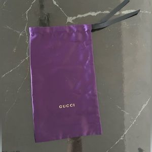Authentic Gucci sunglass dust bag